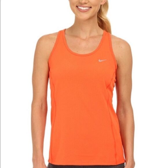 Nike dri Fit Orange Tank Top size small - Picture 1 of 7